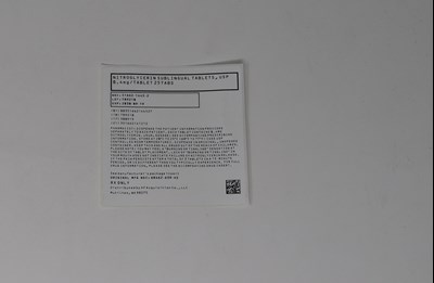 Principal Display (51662 1445 2 Nitroglycerin Sublingual Tablets  Usp 0.4mgtablet 25tabs Pouch Label Image)